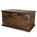 Manuscript chest, myanmar, Burma, antique, oriental, asia, monestary, gilted lacquer, teak wood, 19 century