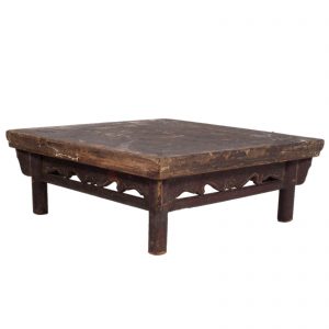 Table, kang, Chine, antique, bois, lacque