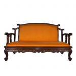 Sofa, Myanmar, Burma, Teakwood, Antic, 19 century, Colonial, Oriental,Chinese influence , Furniture