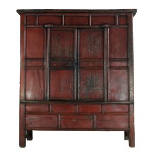 armoire-Chine-Orme-rouge-Ming-boudhiste