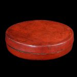 Snack box, antique, China, 19 century, gilted lacquer on bamboo, oriental art