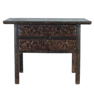 Coffer, chest of drawers, antique, China, Shanxi, 18/19 century, lacquer on elm wood, oriental furniture