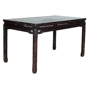Table de peintre, antique, Chine, laque sur du bois de pin, 19 siècle, mobilier oriental